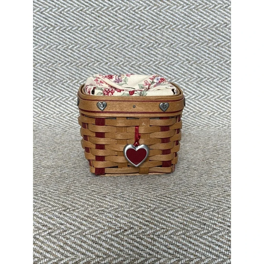 Longaberger 2002‎ Sweetest Gift Basket Combo, Sweetheart Basket Series